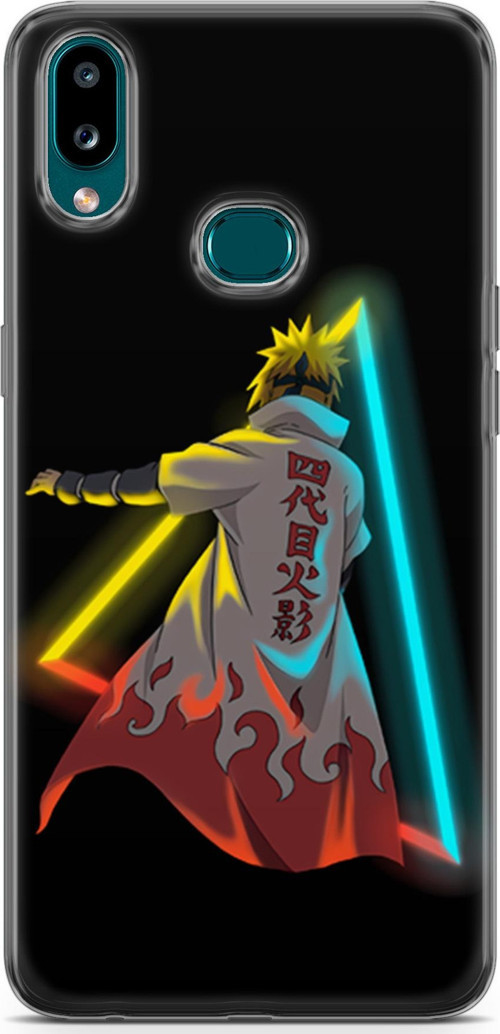 Samsung Galaxy A10s için Anime 32 Lüks Minato Neon Naruto