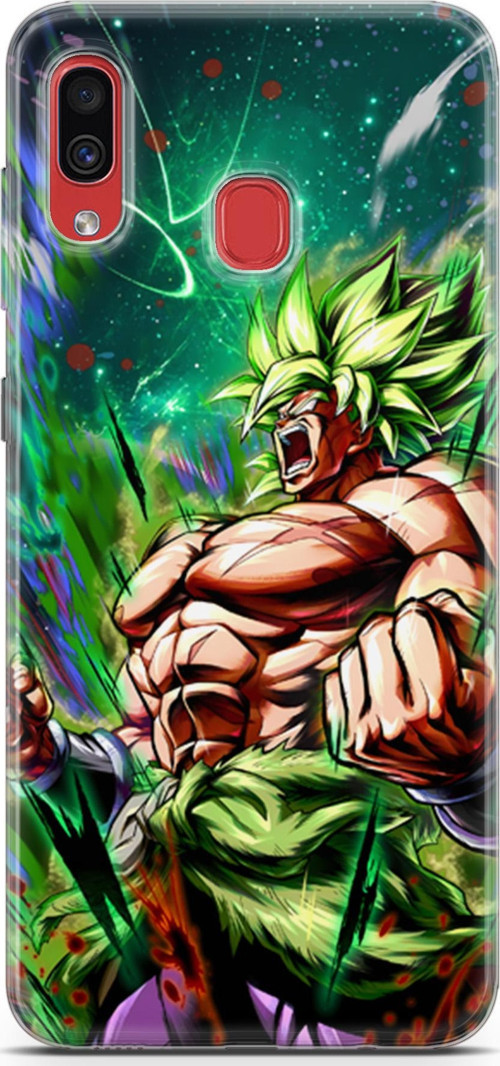 Samsung Galaxy A30 uyumlu Anime 3 UV Lans Saiyan Rage Dragon Ball