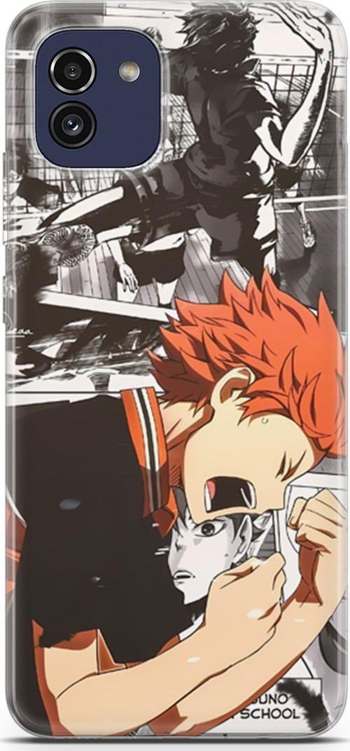 Samsung Galaxy A03 için Anime 20 Parlak Baskılı Haikyuu Hinata