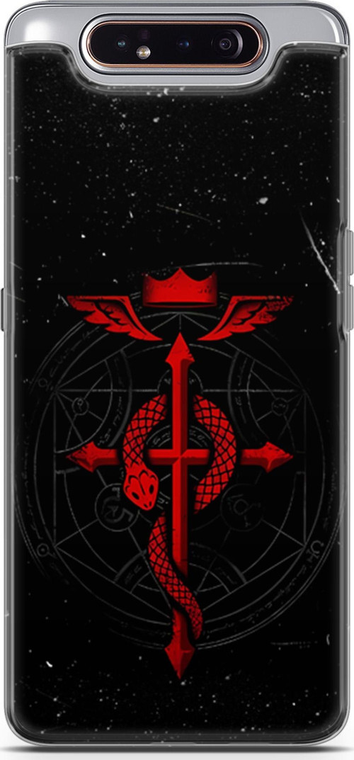 Samsung Galaxy A80 uyumlu Anime 37 Parlak Baskılı Fullmetal Alchemist Brotherhood