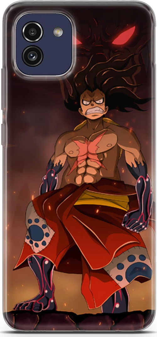 Samsung Galaxy A03 için Anime 21 HD Desenli One Piece Luffy I