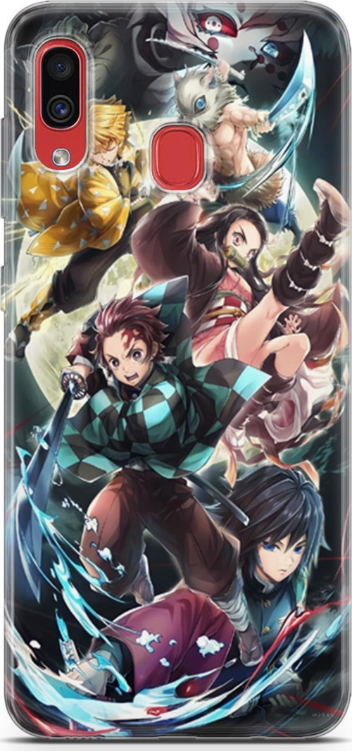 Samsung Galaxy A30 uyumlu Anime 5 Baskılı Demon Slayer I