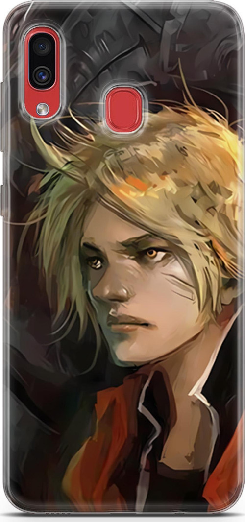 Samsung Galaxy A30 uyumlu Anime 8 Telefon Kabı Fullmetal Alchemist Alphonse Edward
