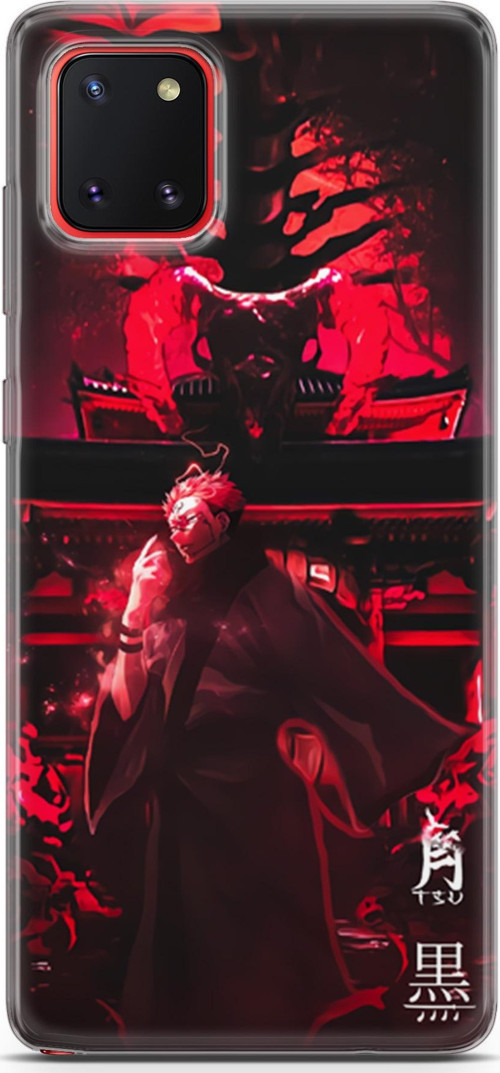 Samsung Galaxy A81 için Anime 11 HD Koruma Jujutsu Kaisen Ryomen Sukuna