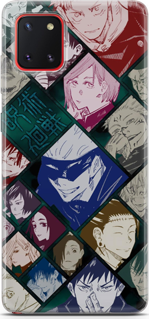 Samsung Galaxy A81 için Anime 2 Arka Kapak Jujutsu Kaisen itadori