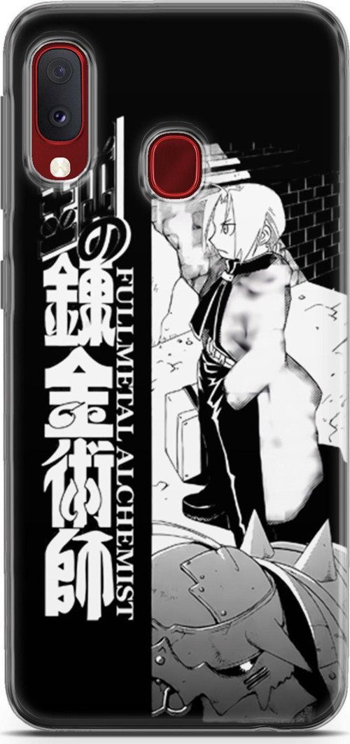 Samsung Galaxy A20e için Anime 22 Baskılı Telefon Kabı Fullmetal Alchemist