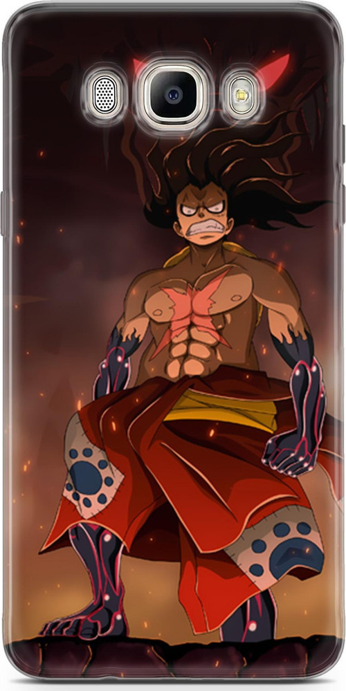 Samsung Galaxy J7 2016 için Anime 21 Parlak Baskılı One Piece Luffy I