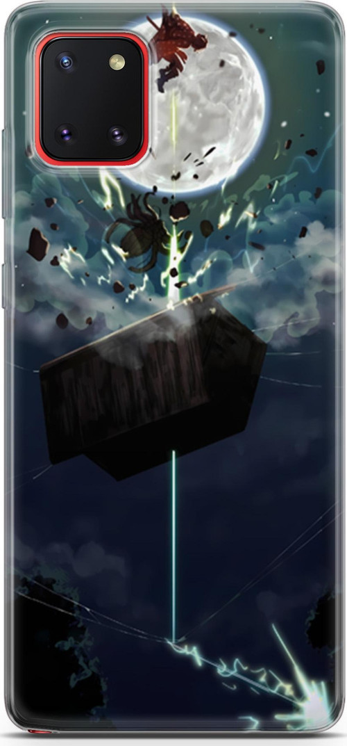 Samsung Galaxy A81 için Anime 9 Parlak Baskılı Demon Slayer Zenitsu