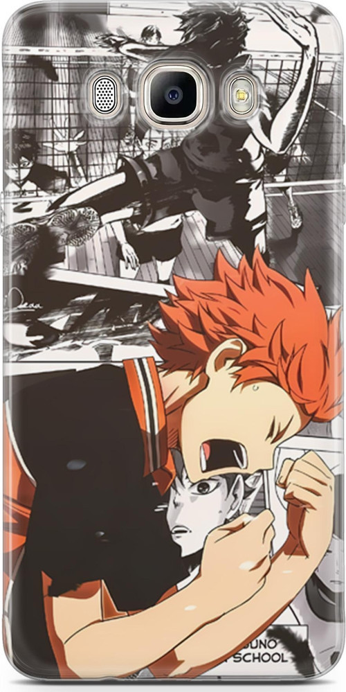 Samsung Galaxy J7 2016 uyumlu Anime 20 HD UV Baskı Haikyuu Hinata