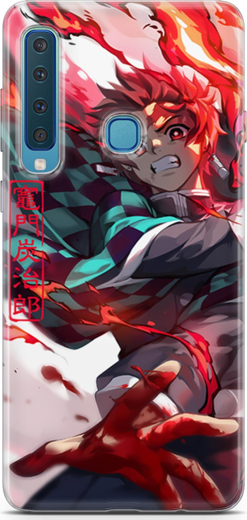 Samsung Galaxy A9 2018 için Anime 19 Baskılı Kimetsu No Yaiba