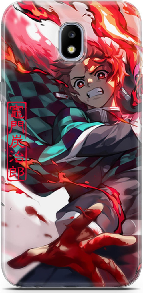 Samsung Galaxy J7 2017 için Anime 19 Darbe Önleyici Kimetsu No Yaiba