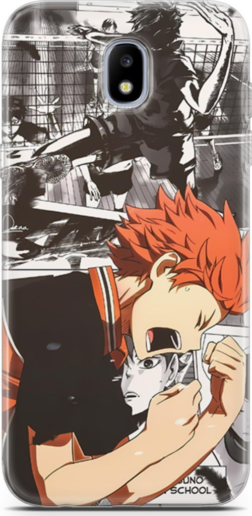 Samsung Galaxy J7 2017 için Anime 20 HD UV Baskı Haikyuu Hinata