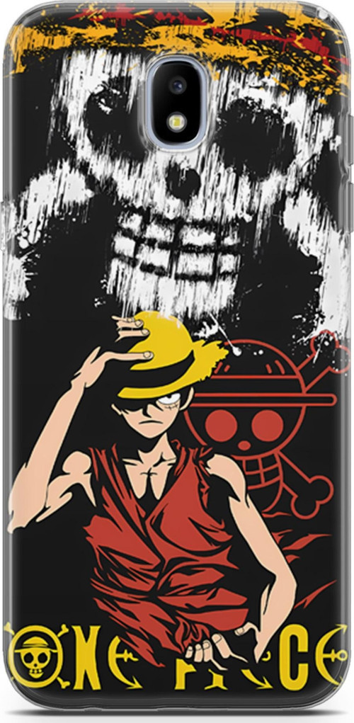 Samsung Galaxy J7 2017 için Anime 24 Baskılı One Piece Luffy II
