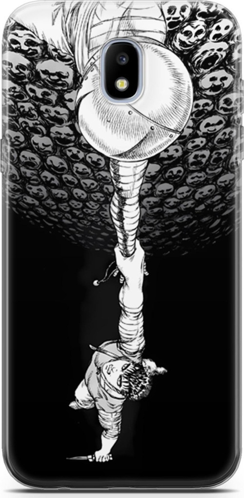 Samsung Galaxy J7 2017 için Anime 26 Koruma Kılıfı Berserk Eclipse