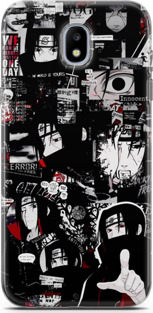 Samsung Galaxy J7 2017 için Anime 29 Soft Silikon Itachi Uchiha