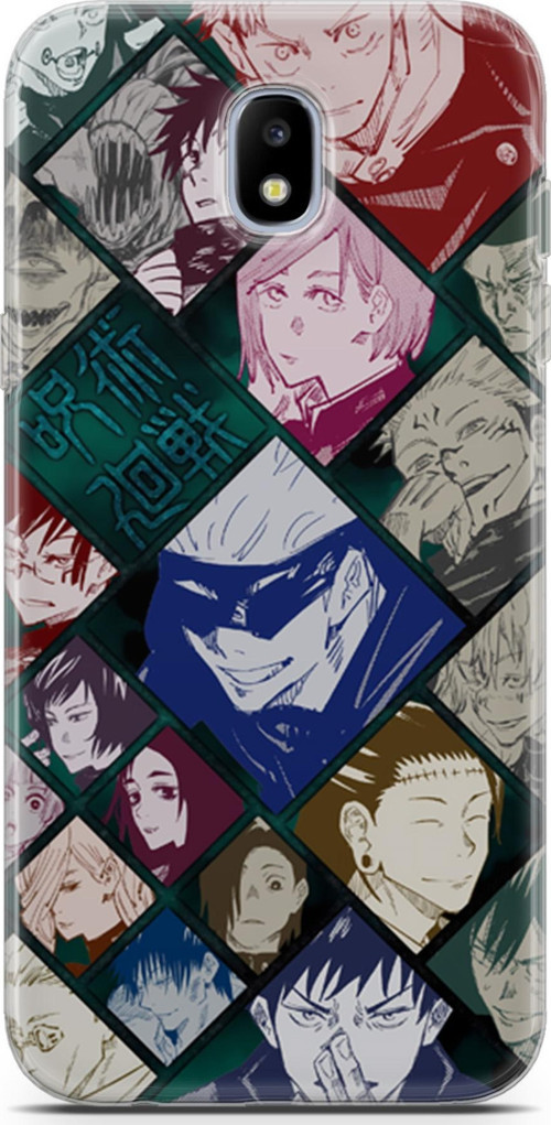 Samsung Galaxy J7 Pro uyumlu Anime 2 Koruma Kılıfı Jujutsu Kaisen itadori