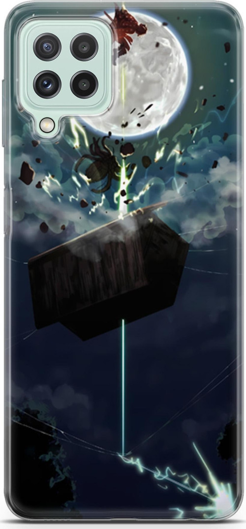 Samsung Galaxy M22 için Anime 9 HD Baskı Demon Slayer Zenitsu