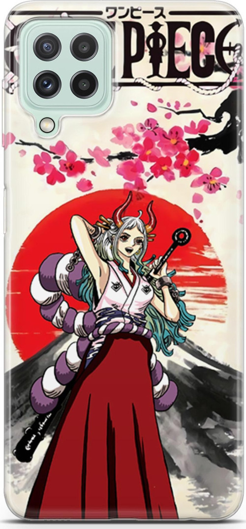 Samsung Galaxy M22 uyumlu Anime 12 Fit Baskılı One Piece Yamato