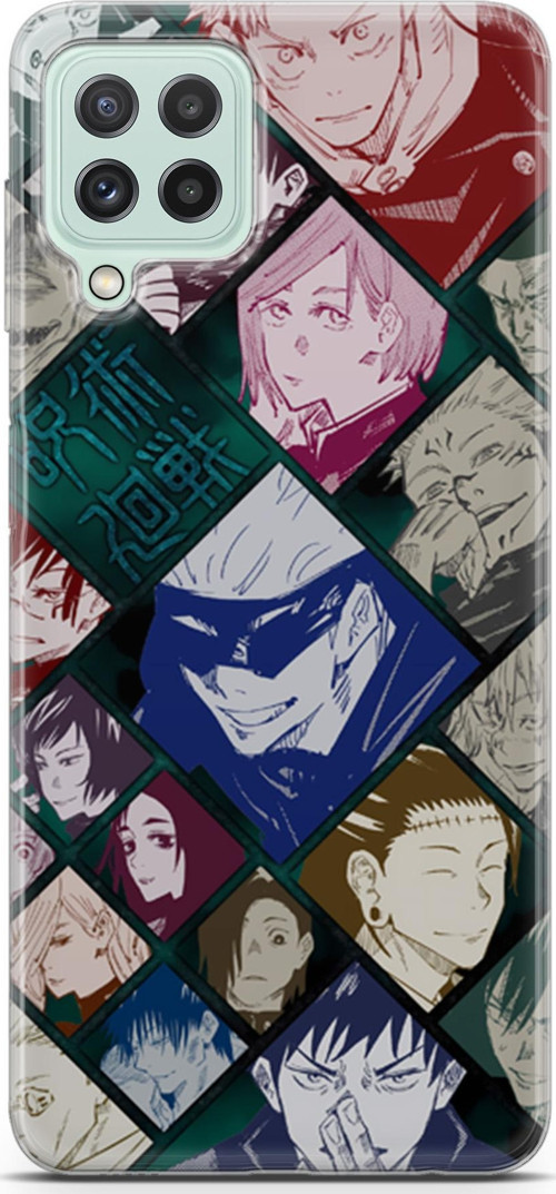 Samsung Galaxy M22 uyumlu Anime 2 HD Tasarım Jujutsu Kaisen itadori