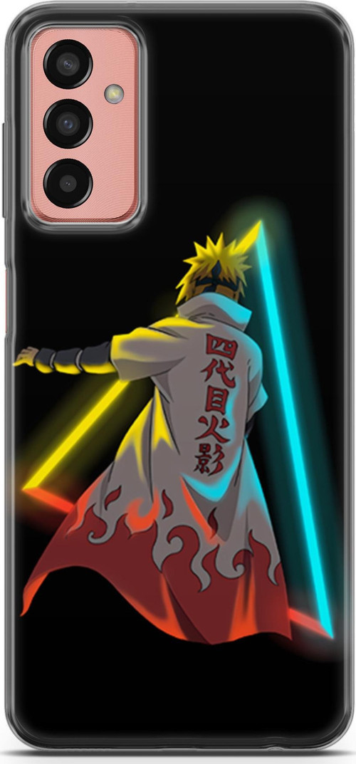 Samsung Galaxy M13 için Anime 32 HD Baskı Minato Neon Naruto