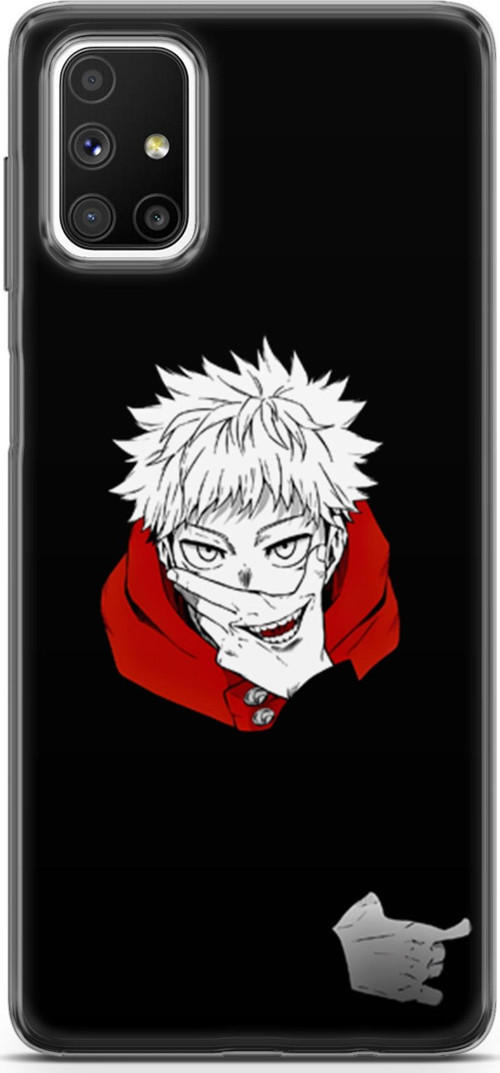 Samsung Galaxy M51 uyumlu Anime 35 Şeffaf itadori Jujutsu