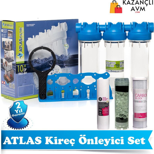 Atlas Daire Girişi Su Arıtma Cihazı Eco Plus Model 3/4