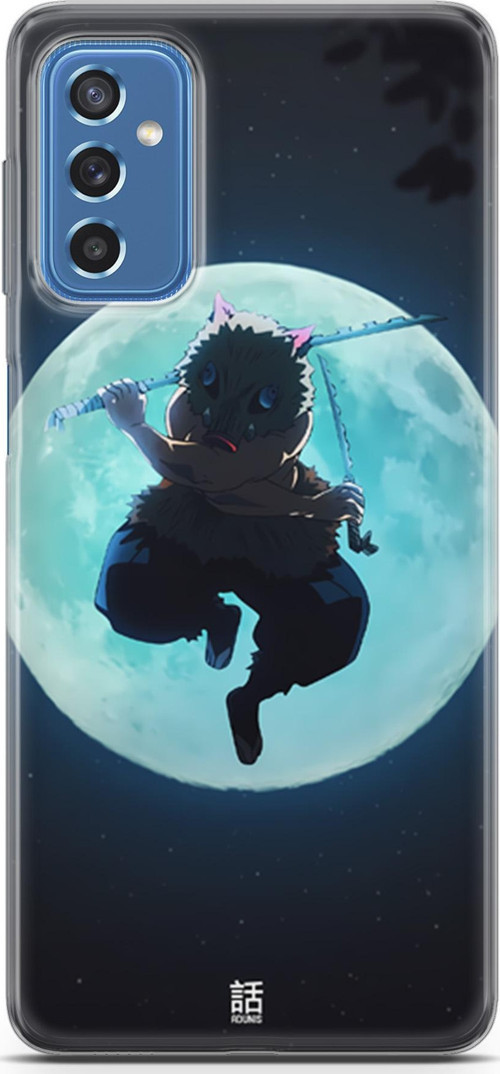 Samsung Galaxy M52 uyumlu Anime 28 HD Tasarım Demon Slayer inosuke Hashibira