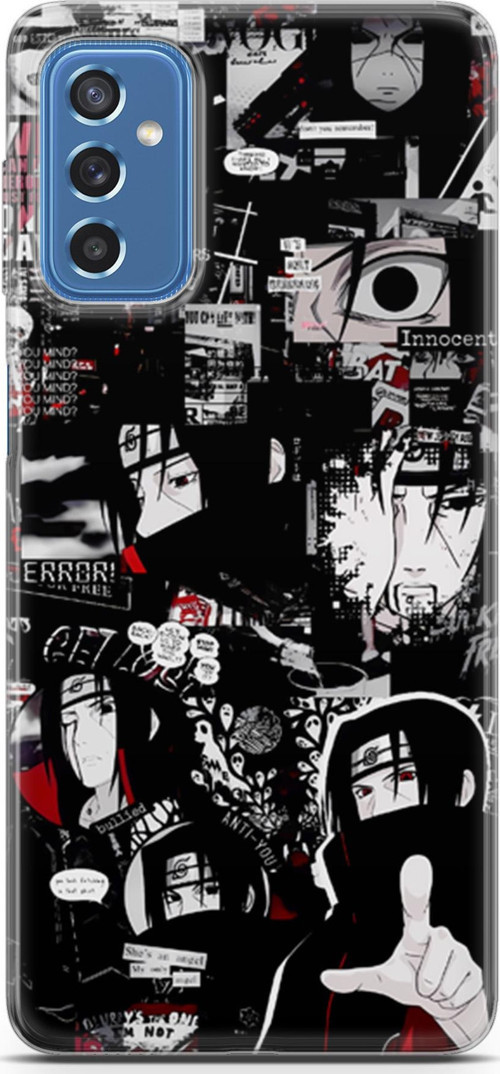 Samsung Galaxy M52 uyumlu Anime 29 Baskılı Telefon Kabı Itachi Uchiha