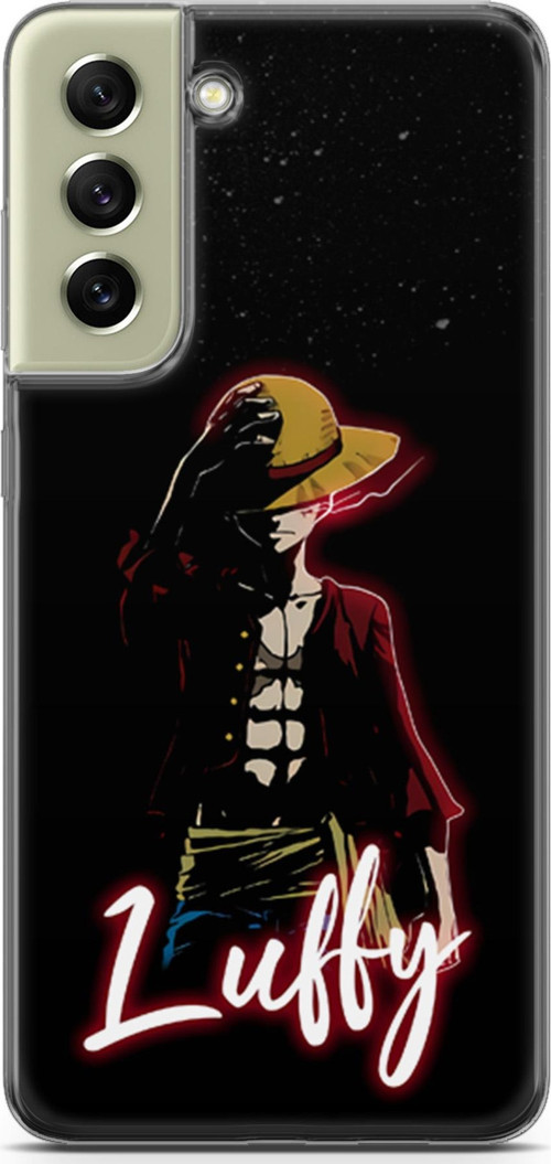 Samsung Galaxy S21 FE uyumlu Anime 36 Kab One Piece Luffy Siyah