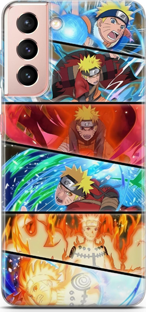 Samsung Galaxy S21 için Anime 18 UV Kapak Naturo Anime
