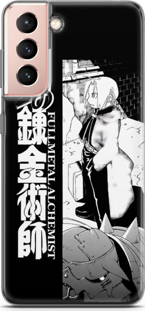 Samsung Galaxy S21 için Anime 22 Koruyucu Kılıf Fullmetal Alchemist