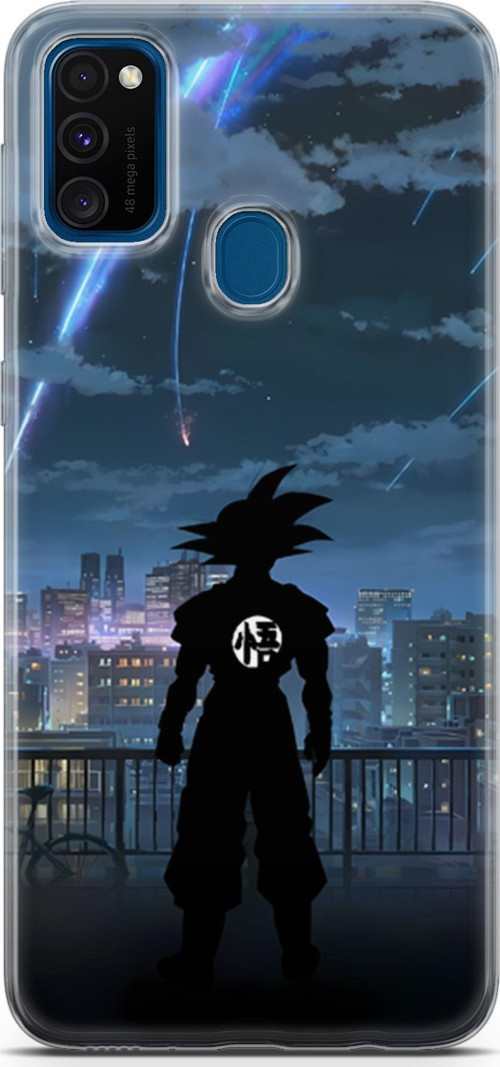 Samsung Galaxy M30s için Anime 30 Telefon Kabı Dragon Ball Goku