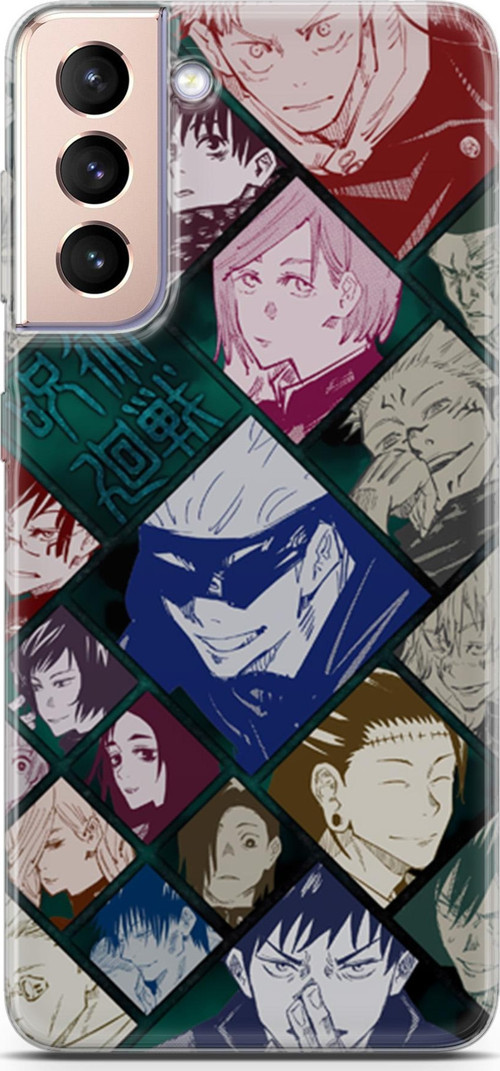 Samsung Galaxy S21 Plus için Anime 2 Koruma Jujutsu Kaisen itadori