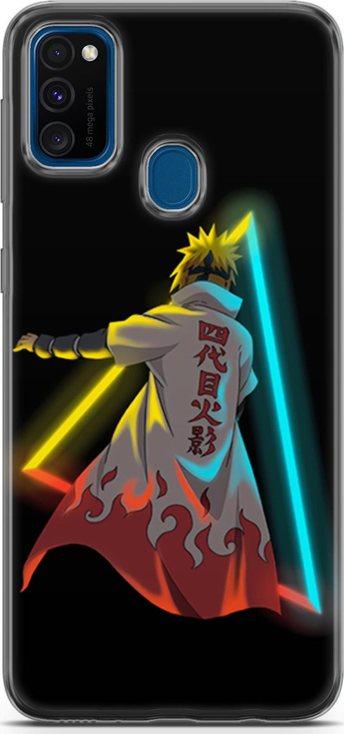 Samsung Galaxy M30s uyumlu Anime 32 HD Kapak Minato Neon Naruto