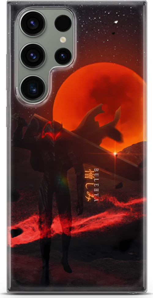Samsung Galaxy S23 Ultra uyumlu Anime 13 Baskılı Telefon Kabı Berserk Gattsu