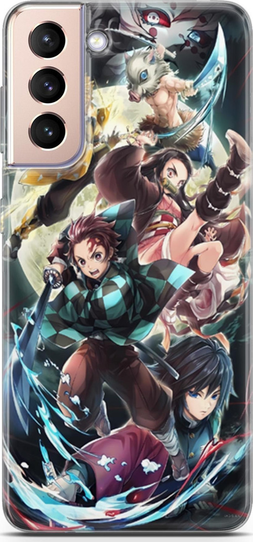 Samsung Galaxy S21 Plus uyumlu Anime 5 Lüks Demon Slayer I