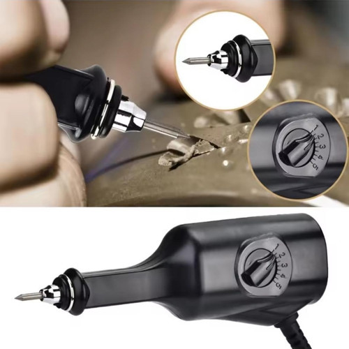 Elektrikli Yazı Kalemi, Çizici,Takı , Metal, Ahşap, Cam, Yazı Yazma, Oyma Makinesi Düz Model