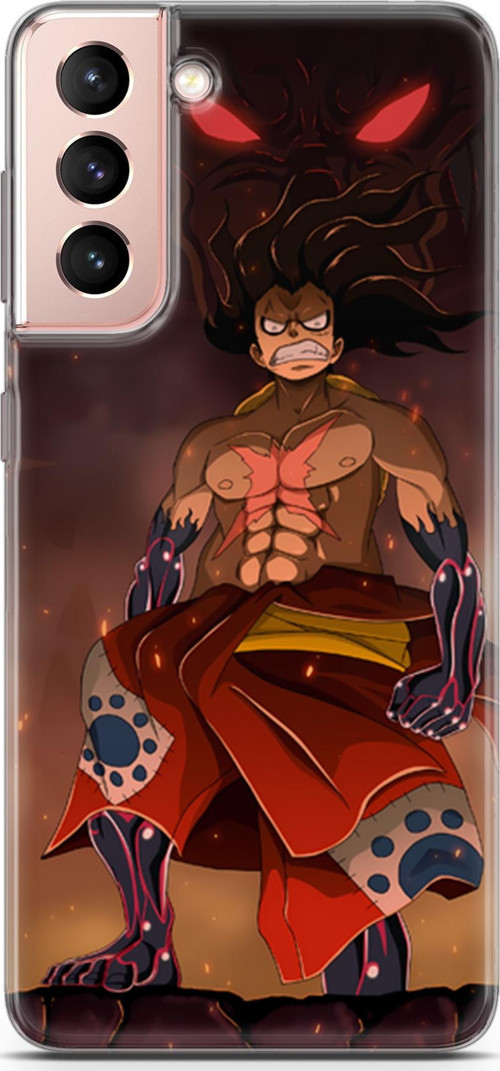 Samsung Galaxy S21 uyumlu Anime 21 HD Baskı One Piece Luffy I
