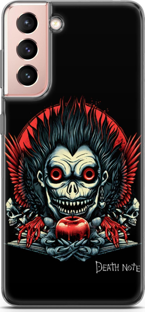 Samsung Galaxy S21 uyumlu Anime 23 Şeffaf Death Note Ryuk I
