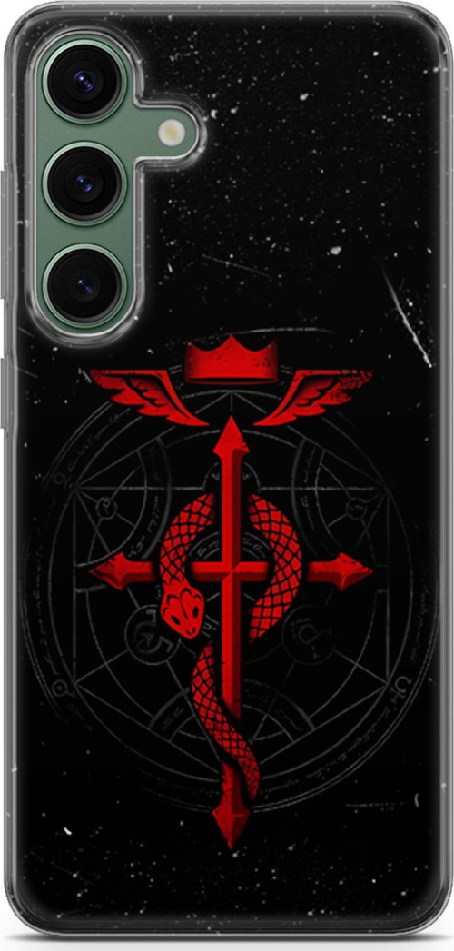 Samsung Galaxy S24 Plus uyumlu Anime 37 Silikon Kapak Fullmetal Alchemist Brotherhood