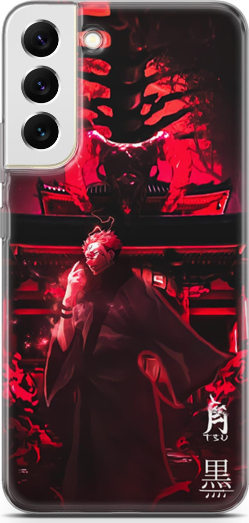 Samsung Galaxy S22 Plus için Anime 11 Fit Baskılı Jujutsu Kaisen Ryomen Sukuna