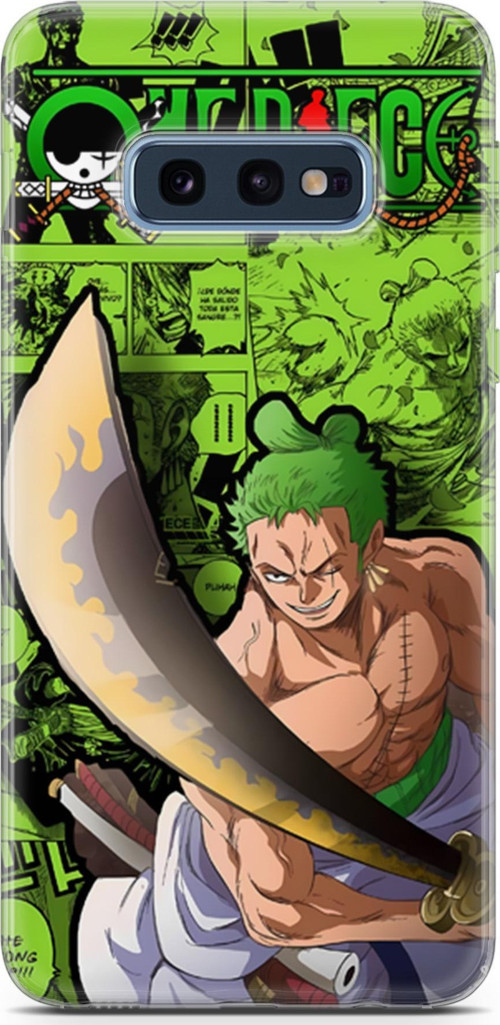 Samsung Galaxy S10e uyumlu Anime 10 Fit Baskılı One Piece Zoro