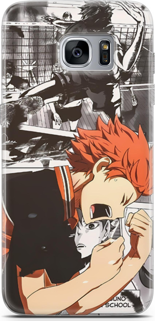 Samsung Galaxy S7 Edge uyumlu Anime 20 UV Lans Haikyuu Hinata