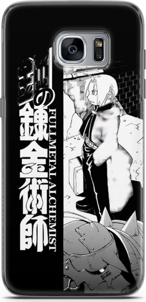 Samsung Galaxy S7 Edge uyumlu Anime 22 Renkli Tasarım Fullmetal Alchemist