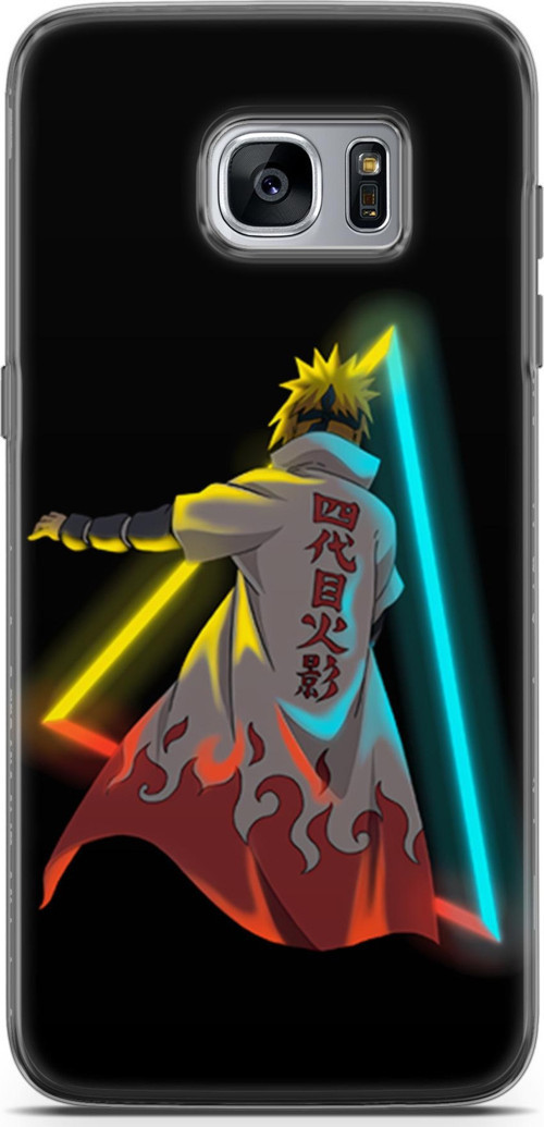 Samsung Galaxy S7 Edge uyumlu Anime 32 Soft Silikon Minato Neon Naruto