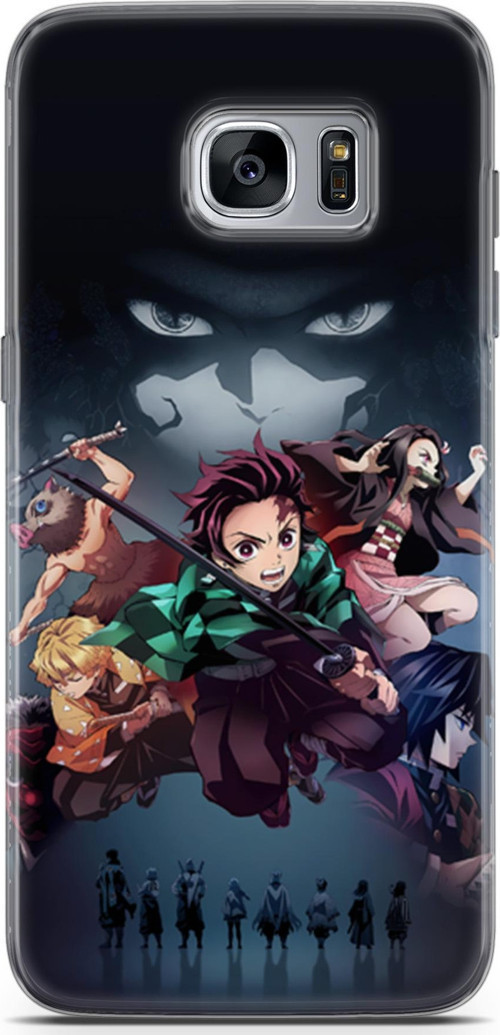 Samsung Galaxy S7 Edge uyumlu Anime 6 HD Desenli Demon Slayer II