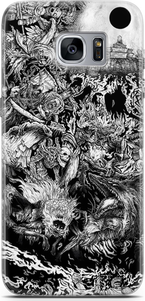 Samsung Galaxy S7 Edge uyumlu Anime 7 HD Koruma Berserk Dark Souls