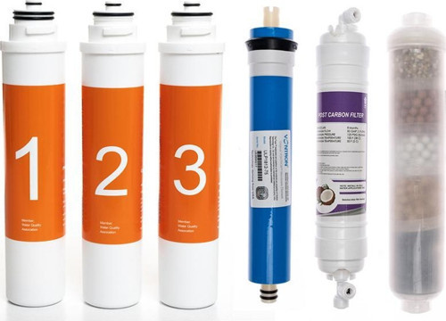 Waterlife Arıtma Uyumlu Tak-Çevir 6'lı Filtre Seti, 10 Aşamalı