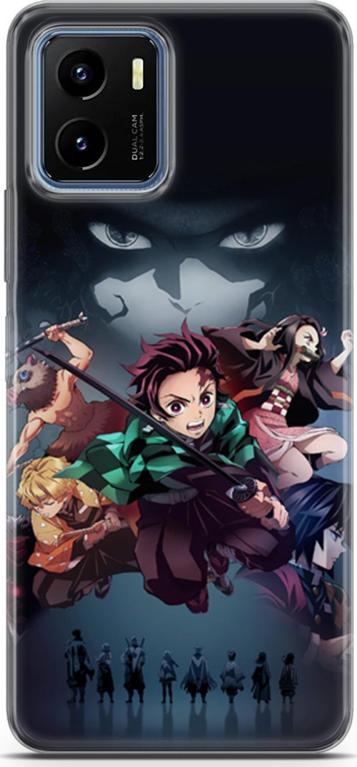 Vivo Y15s uyumlu Anime 6 HD Tasarım Demon Slayer II