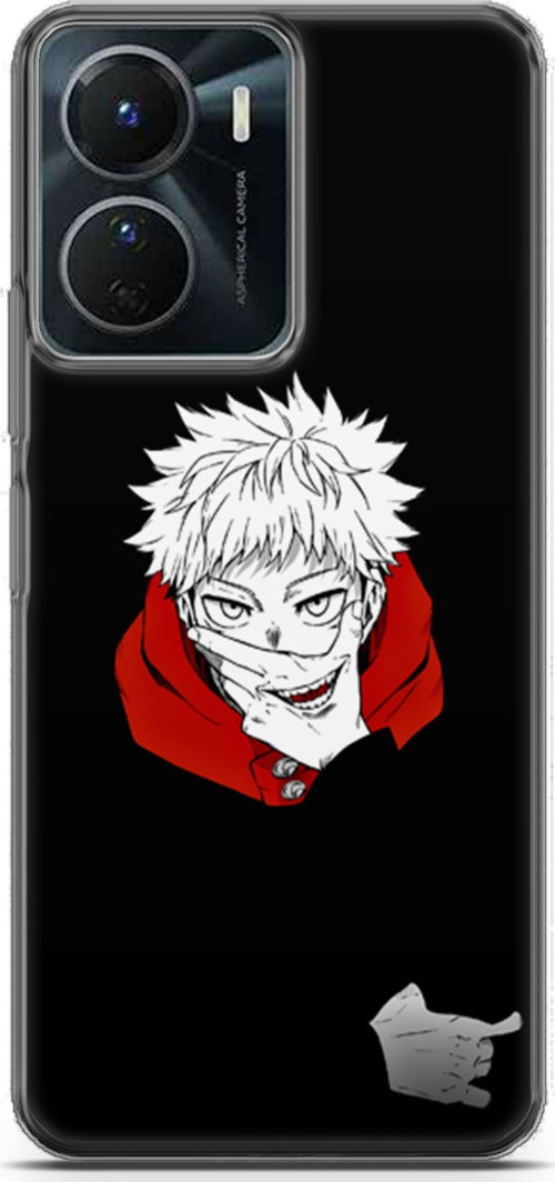 Vivo Y16 için Anime 35 UV Kapak itadori Jujutsu